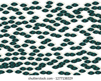 eye vector for banner, presentation and wallpaper purposes on white background 29