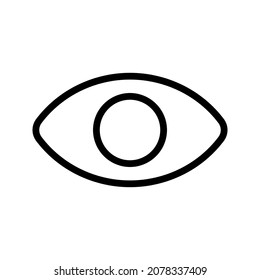 Eye Vector Design Icon. Suitable for UI and UX Design