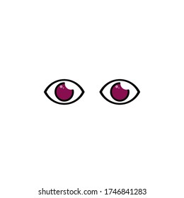 eye vector design template illustration