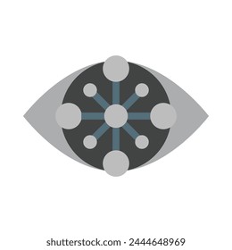 Eye Vector Flat Icon Design