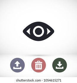 Eye  vector icon