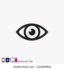 Eye  vector icon