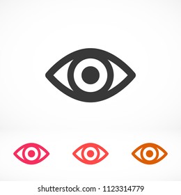 Eye Vector icon