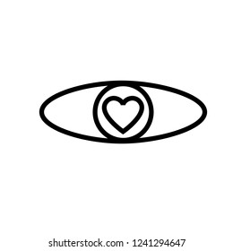 Eye vector icon