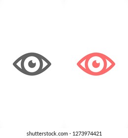Eye Vector icon