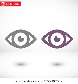 Eye Vector icon
