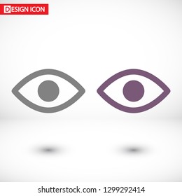 Eye Vector icon