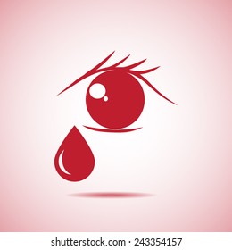 Eye vector icon 