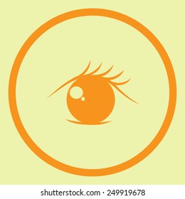 Eye vector icon 