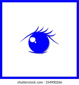 Eye vector icon 