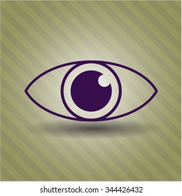 Eye vector icon