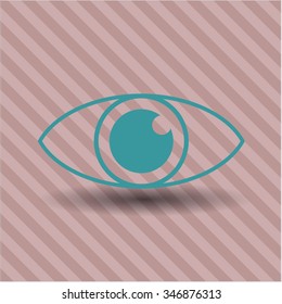 Eye vector icon