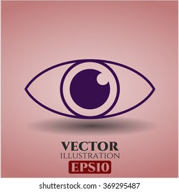 Eye vector icon