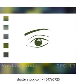 Eye vector icon