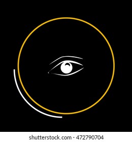 Eye vector icon