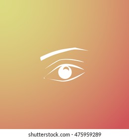 Eye vector icon