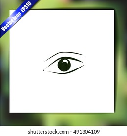 Eye vector icon