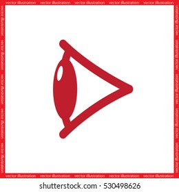 Eye vector icon