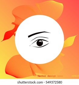 Eye vector icon