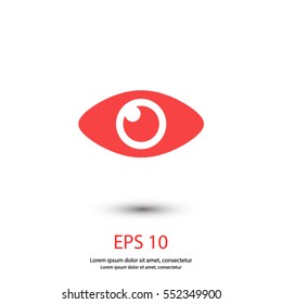 Eye vector icon