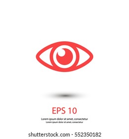 Eye vector icon