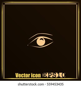 Eye vector icon