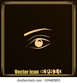 Eye vector icon
