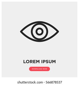 Eye vector icon