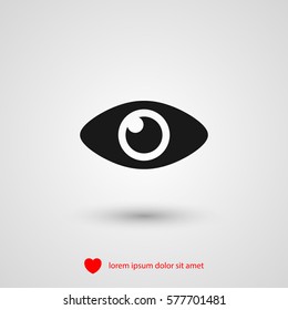 Eye vector icon