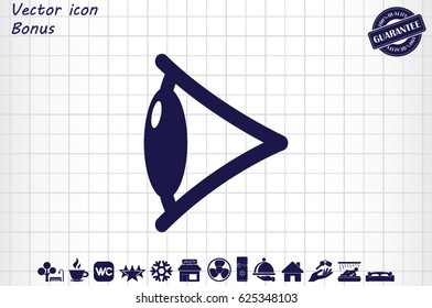 Eye vector icon