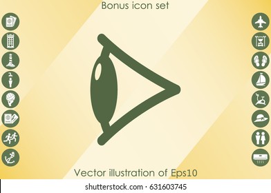 Eye vector icon
