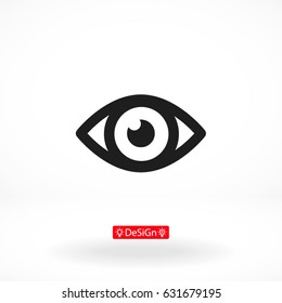 Eye Vector icon