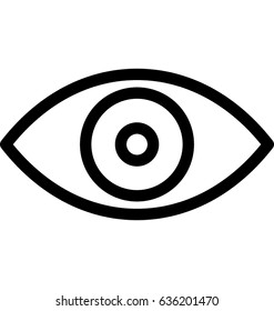 Eye Vector Icon