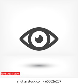 Eye Vector icon