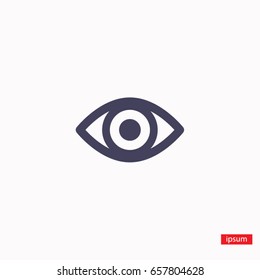 Eye Vector icon