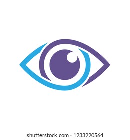 Eye vector icon, vector best flat icon, EPS 10