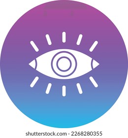 Eye vector icon. Can be used for printing, mobile and web applications.