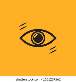 Eye vector icon design template