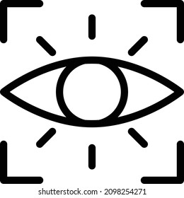 Eye Vector Icon Desing Illustration