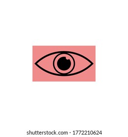 
Icono de vector ocular para eps 10