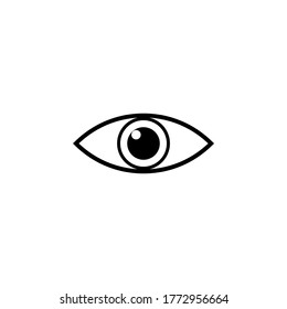 
Icono de vector ocular para eps 10