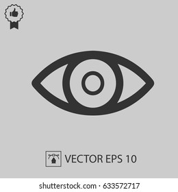 Eye vector icon eps 10.