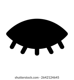 Eye vector icon. Human eyes, vision and view illustration sign. Eye web icon. Visible, sleep and medicine 
supervision observe, lens or cry symbol.