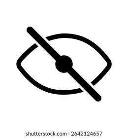 Eye vector icon. Human eyes, vision and view illustration sign. Eye web icon. Visible, sleep and medicine 
supervision observe, lens or cry symbol.