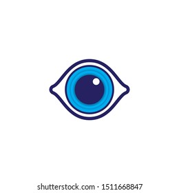 Eye vector icon illustration design