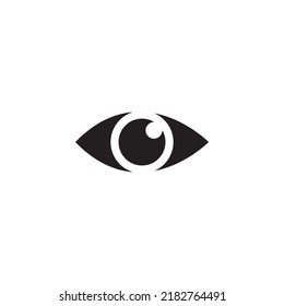 eye vector icon. illustration template logo design.
