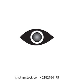 Augenvektorsymbol. Logo-Design der Illustration.