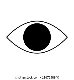 Eye Vector Icon Like Viewers Stock Vector (Royalty Free) 1167258940 ...