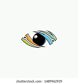 eye vector icon logo vector best flat icon illustration