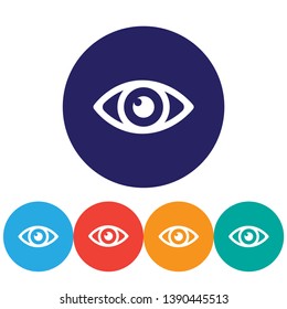 Eye  vector icon , lorem ipsum Flat design